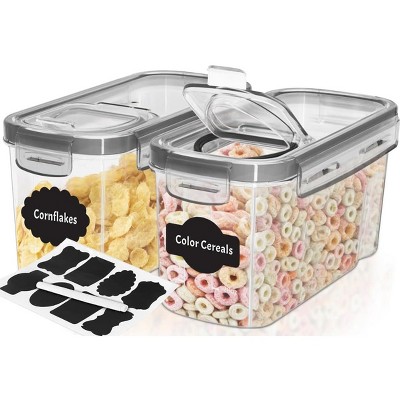 Paaaawaters Kitchen Cereal Containers Storage - Liter Airtight Food Storage Containers & Cereal Dispenser For Pantry Organization And Storage