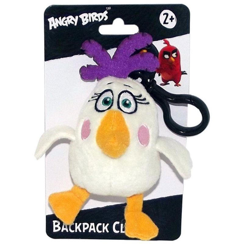 License 2 Play Inc Angry Birds Movie 4.5" Plush Clip On: Matilda, 1 of 2