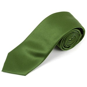 Men's Solid Color 2.75 Inch Wide And 57 Inch Long Slim Neckties - 1 of 4