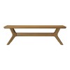 Plank+Beam Solid Wood Verso Dining Bench, 60" Entryway Bench, Minimalist Room Bench - 3 of 4
