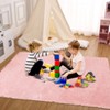 Plush Fuzzy Rugs Ultra Soft Fluffy Furry Rugs Non Slip Non Shedding Area Rug Indoor Carpet Nursery Rugs for Kids Room Bedroom Home Decor - 4 of 4