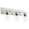 Quorum Lighting Carter 3 - Light Vanity in  Satin Nickel - 3 of 4