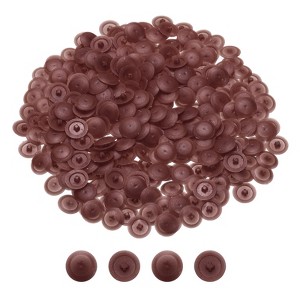Unique Bargains Plastic Decoration Furniture White Screw Cap Covers - 1 of 3