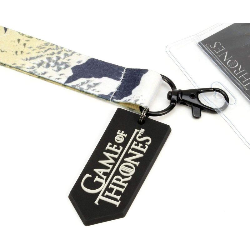 Crowded Coop, LLC Game of Thrones Iron Throne Lanyard w/ PVC Charm, 2 of 3