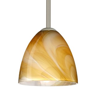 Besa Lighting Vila 1 - Light Pendant in  Satin Nickel - 1 of 1