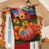 USA Pumpkins Fall House Flag Patriotic Autumn 28" x 40" Briarwood Lane - 4 of 4