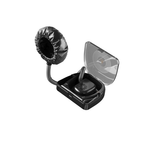 BarberPub Professional Adjustable Hooded Floor Hair Bonnet Dryer Stand Up Rolling Base w/Wheels VHD08 Black