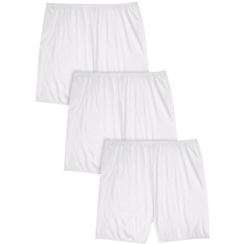 Comfort Choice Women's Plus Size 3-pack Cotton Bloomers : Target