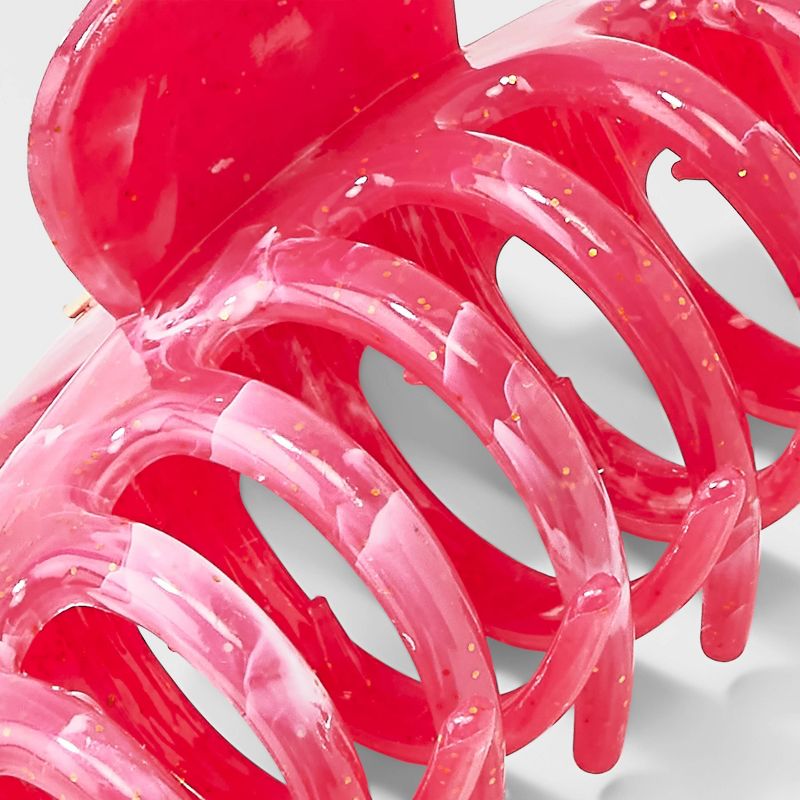 Pink Swirl Claw Hair Clip - Wild Fable&#8482; Pink, 2 of 3