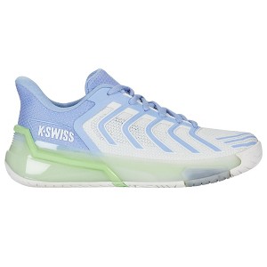 K-Swiss Women's Ultrashot 4 Tennis Shoe (Lucent White/Dutch Canal