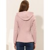 INSPIRE CHIC Women's Casual Winter Outwear Hooded Button Toggle Duffle Coat - 4 of 4