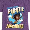 Girls' - Santiago of The Sea - Another Awesome Pirate Adventure Fitted Short Sleeve Graphic T-Shirt - 2 of 4