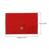 Unique Bargains Blank Paper Mini Vintage DIY Greeting Card Envelope 24 Pcs - 2 of 4