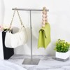 Unique Bargains Adjustable Height Stainless Steel Non-Fade T Bar Purse Holder 2 Pcs - 4 of 4