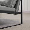 Vynxaria PVC Leather Accent Arm Chair ¨C Stylish - 3 of 4