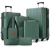 Whisen 6-Piece Hardshell Luggage Set Expandable Lightweight Suitcases with TSA Lock Spinner Wheels for Men Women - 4 of 4