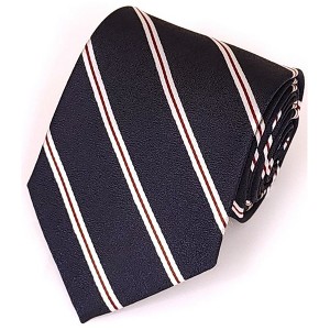 Men's Stripe 3.25 Inch Wide And 58 Inch Long Woven Neckties - 1 of 4