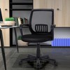 Costway Height Adjustable Mid-Back Mesh Chair  Executive Chair w/ Lumbar Support - 3 of 4
