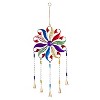 Multi-Colored Flower Metal Bell Chime - 2 of 3