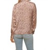 Women's LEOPARD PRINT SATIN SHIRT - Hem & Thread - 3 of 4