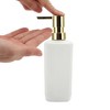 Unique Bargains Classic Vertical Lines Soap Pump Dispenser for Bathroom 350ml 1 Pc - 3 of 4