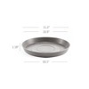 Ecopots Round Recycled Plastic Modern In/Outdoor Planter Flower Pot Saucer - 3 of 3