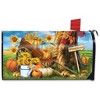 Pumpkin Cart Autumn Magnetic Mailbox Cover Sunflower Watering Can Standard Briarwood Lane - 3 of 3