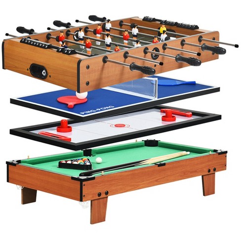 Madison NG5017 54-in 6-in-1 Multi Game Table Pool, Foosball, Table Tennis