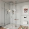 ALFI ABS16S-PC Polished Chrome 16Inch Folding Teak Wood Shower Seat Bench - 3 of 4