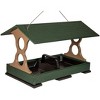 JCS Wildlife Large Fly Thru Bird Feeder- Mounting Pole Bundles Available - 2 of 4