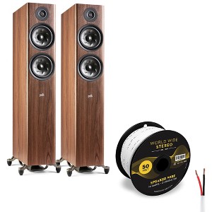 Polk Audio Reserve R600 Floorstanding Speaker Pair with Speaker Wire - 1 of 4