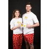 Pavilion Gift Company -  and Pizza - S Red Lounge Pants - Pajama Bottoms - 2 of 4
