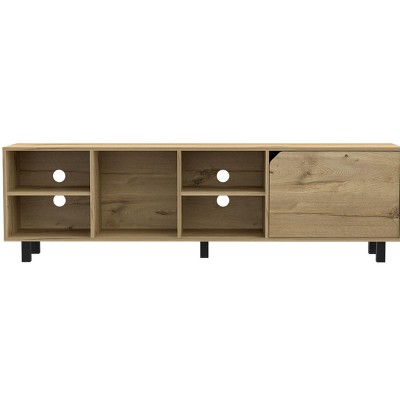 NicBex TV Stands for 70 inch TV,Entertainment Center with 4 Open Shelves and 5 Legs,TV Console for Living Room, Bedroom, Home