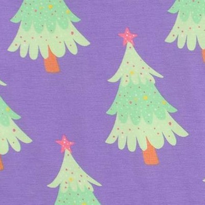 purple twinkling trees