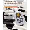 Heated Electric Blanke, Cow Print Fast Heating Blankets with LCD Controller, 10 Heat Levels & 1-12H Time Settings Auto Off - 4 of 4