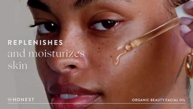 Honest Beauty Organic Beauty Facial Oil with Jojoba Oil - 1.0 fl oz, 2 of 12, play video