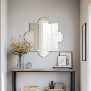 ARTLOGE Square Cut Corners Vanity Wall Mirror Beveled Edge Frameless for Bathroom/Bedroom/Living Room/Home Office/Entryway House - 1 of 4