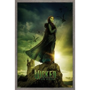 Trends International Wicked: For Good (2025) - Elphaba Badlands One Sheet Framed Wall Poster Prints - 1 of 4