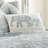 Tania Elephants Decorative Pillow - Levtex Home - 2 of 3