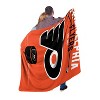 60" x 80" NHL Philadelphia Flyers Raschel Throw Blanket - 3 of 4