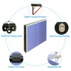 YONWAY 4.5ft Table Tennis Table Foldable & Portable Ping Pong Table Set with Net and 2 Ping Pong Paddles for Indoor Outdoor Game - 4 of 4