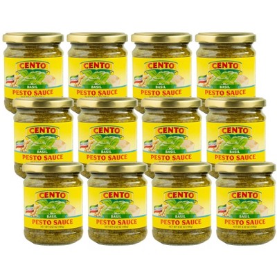 Cento Basil Pesto Sauce - 12 pack, 6.52 oz