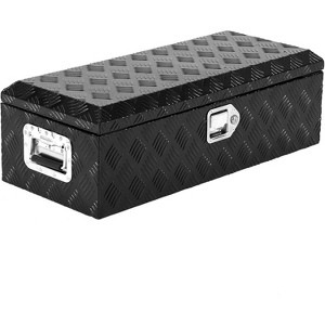 Heavy Duty Aluminum Truck Bed Tool Box, Diamond Plate Waterproof Locking Tool Chest for Trucks, Trailers, RVs & Garage Storage - 1 of 4