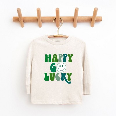 The Juniper Shop Happy Go Lucky Smiley Face Toddler Long Sleeve Tee