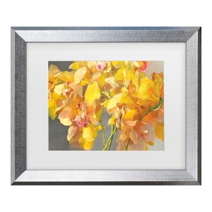 Trademark Fine Art - Danhui Nai Orchid Dreaming Crop Matted Framed Art - 1 of 4