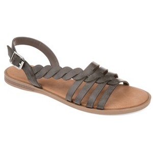 Journee Women's Solay Flat Sandals - 1 of 4