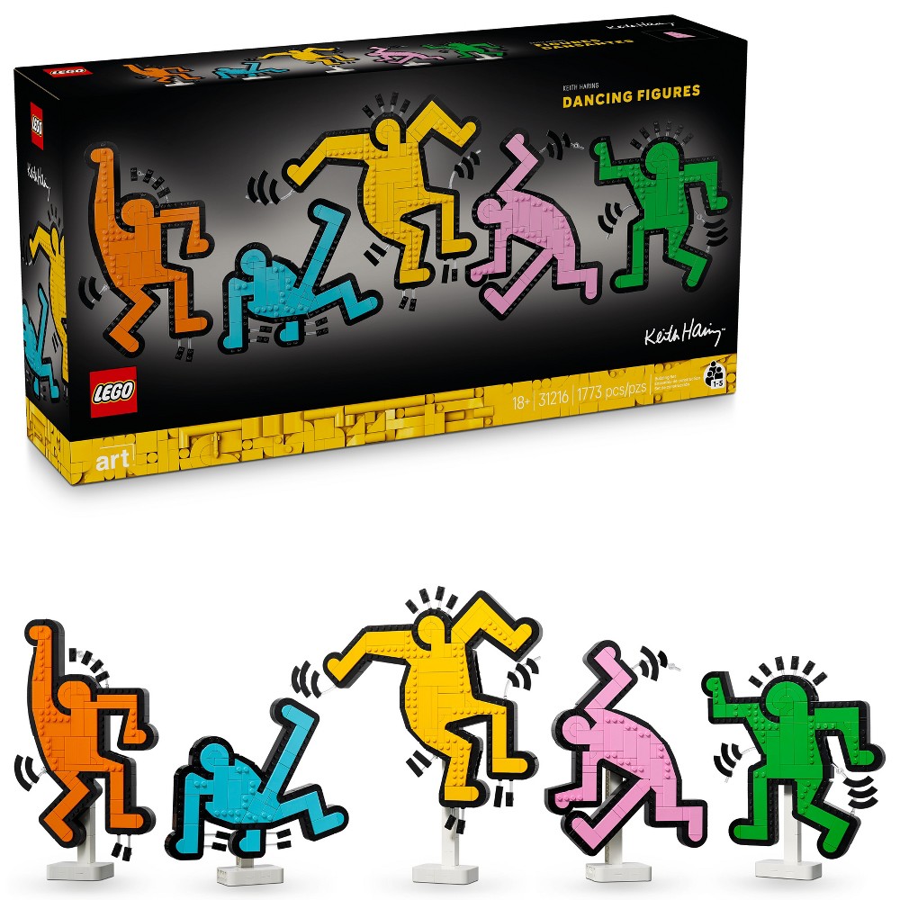 LEGO Art Keith Haring - Dancing Figures Building Set 31216
