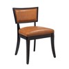 Modway Pristine Solid Wood and Vegan Leather Dining Chairs in Tan (Set of 2) - 2 of 4