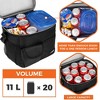 OPUX Large Insulated Lunch Bag Men Women, Leakproof Thermal Reusable Soft Cooler Tote Work School Adult Kid Boy Girl - 3 of 4