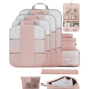 Generic 10 Set Compression Packing Cubes for Travel Gifts,OlarHike Luggage Clothes Organizer for Travelers,Airplane/Cruise/Car - 1 of 4